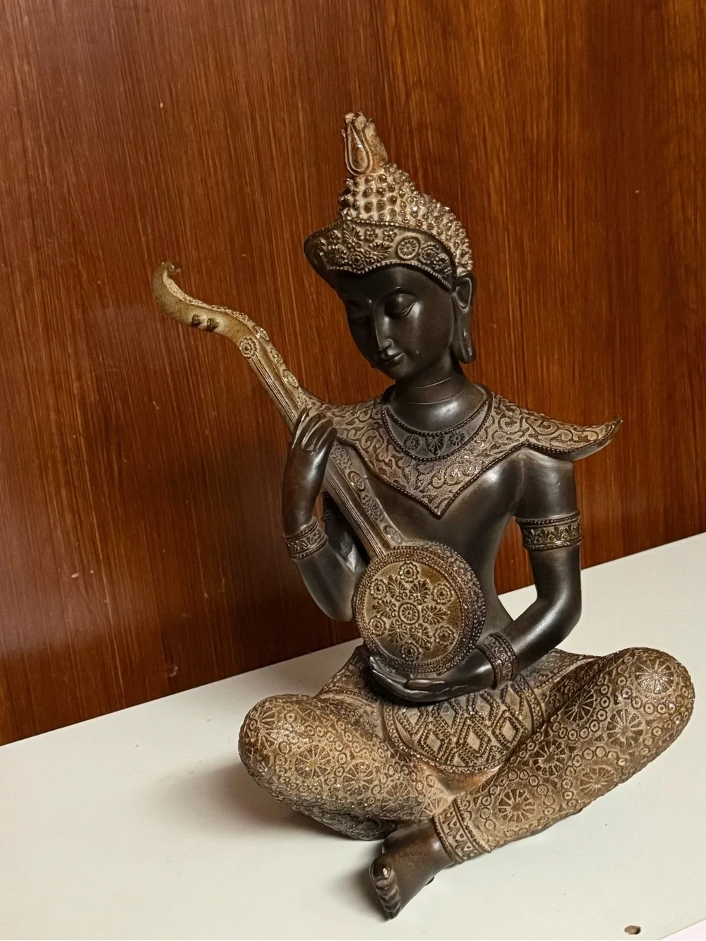 Thai Deity Musician Figurine Statue